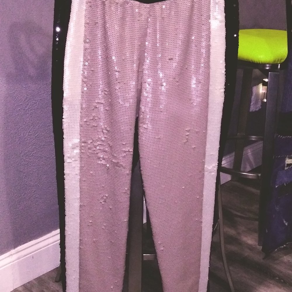 BCBG Sequin Ombre Jogger Pants